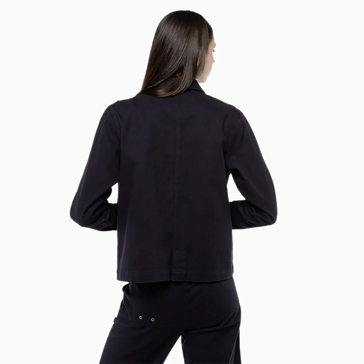 CONVERSE - Chaqueta Converse Star Chevron Mujer Negro