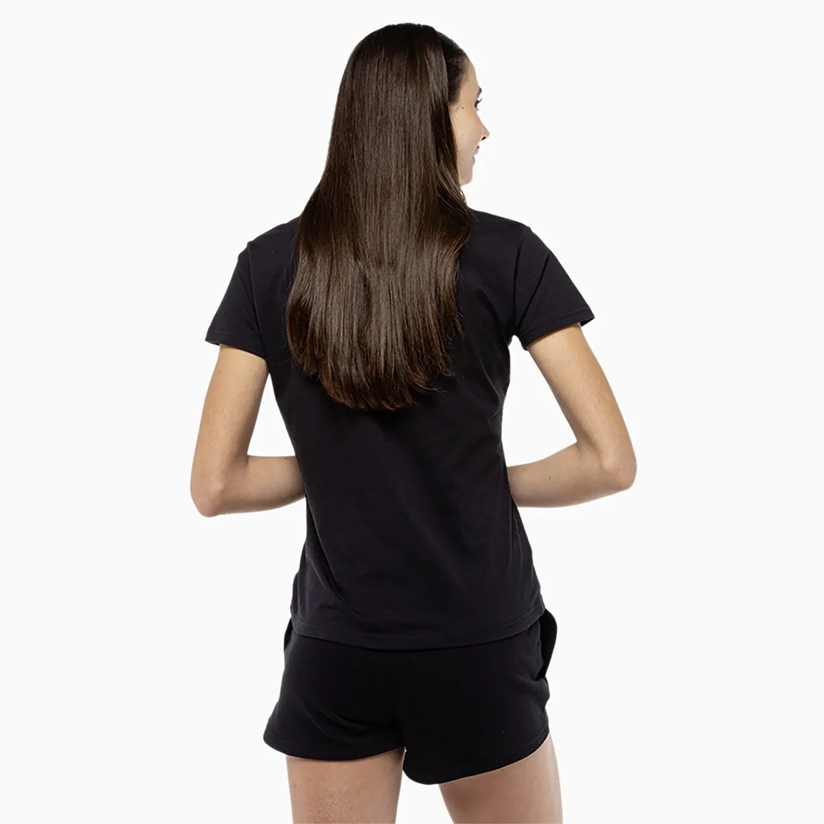 CONVERSE - Polera Converse Your Logo Mujer Negro