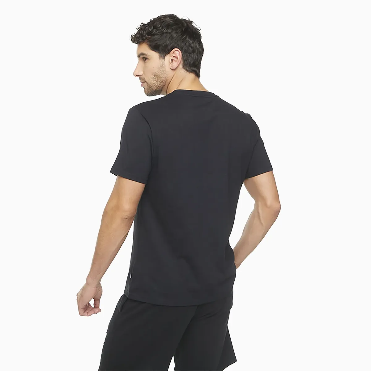 CONVERSE - Polera Converse Your Logo Hombre Negro