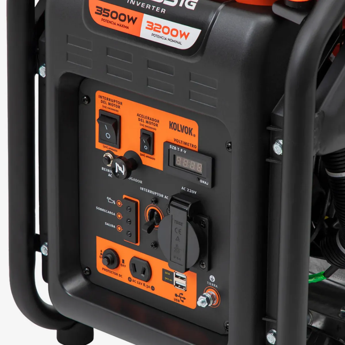 KOLVOK - Generador Inverter a Gasolina 3.5 kVA XT35IG Kolvok