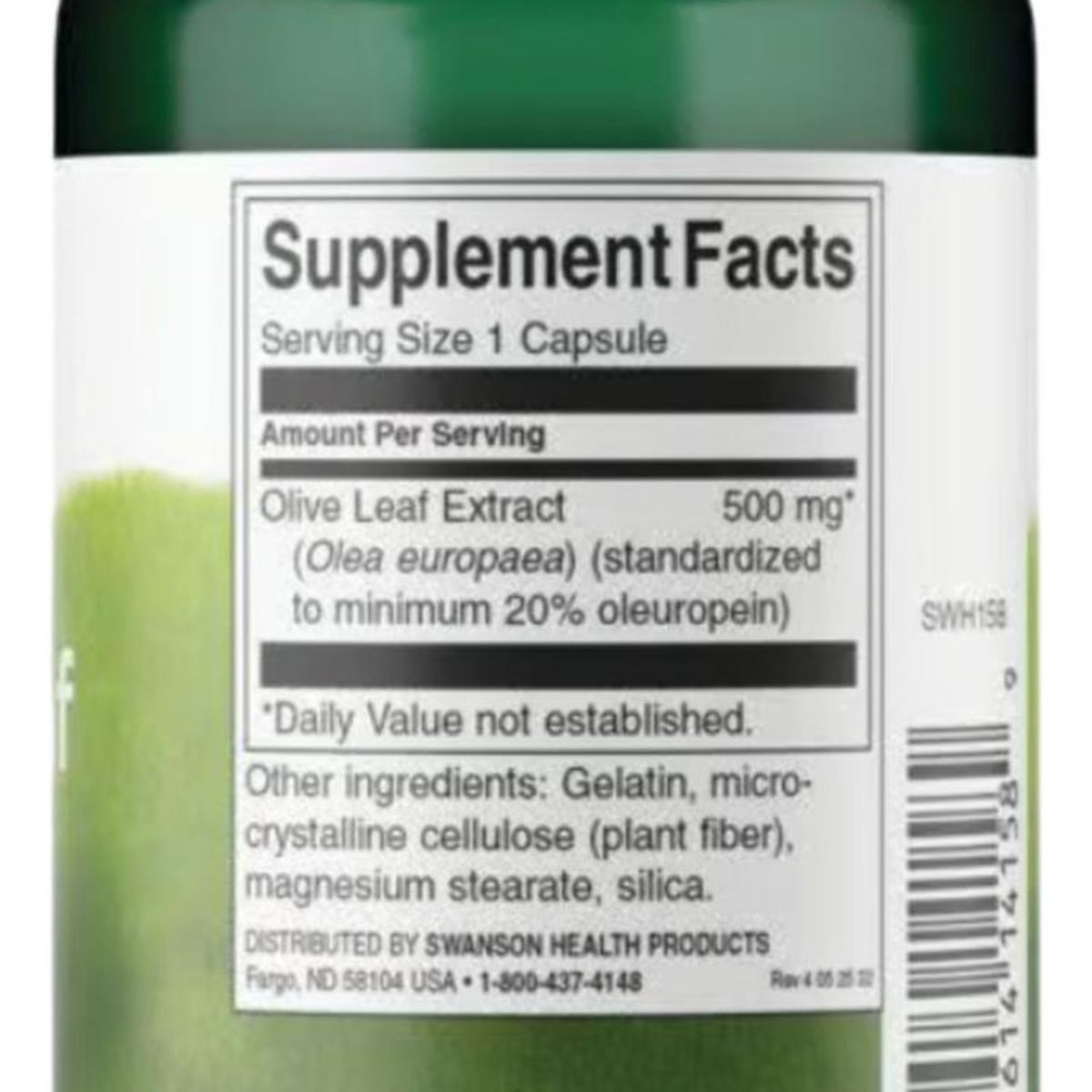 SWANSON - Swanson Herb Olive Leaf Ext 500mg 60 Caps Swanson Herb Olive Leaf Ext 500mg 60 Caps