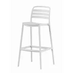 ESCANDINAVIA - Piso Taburete Silla alta bar cocina Ragnar 75cm Blanca