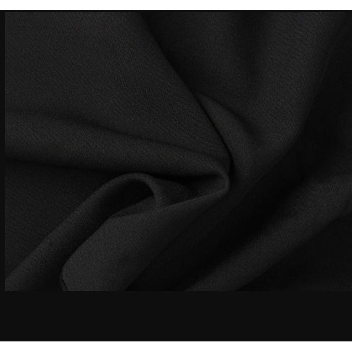 GENERICO - Tela By Strech Liso Negro Premium 10 metros 1.50 cm ancho