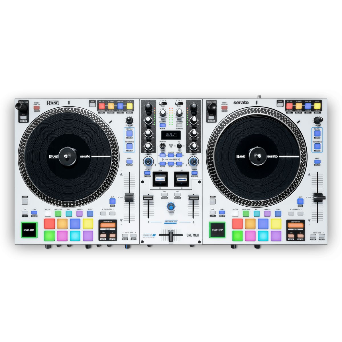 RANE - Controlador motorizado DJ 2 Canales ONEMKII  Rane