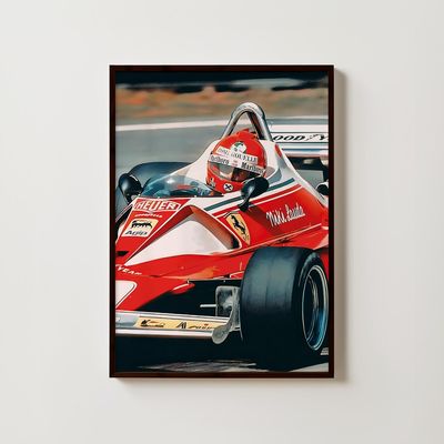 Imagen 2 del producto Cuadros De Formula 1 Niki Lauda Vintage De F1 Especial
