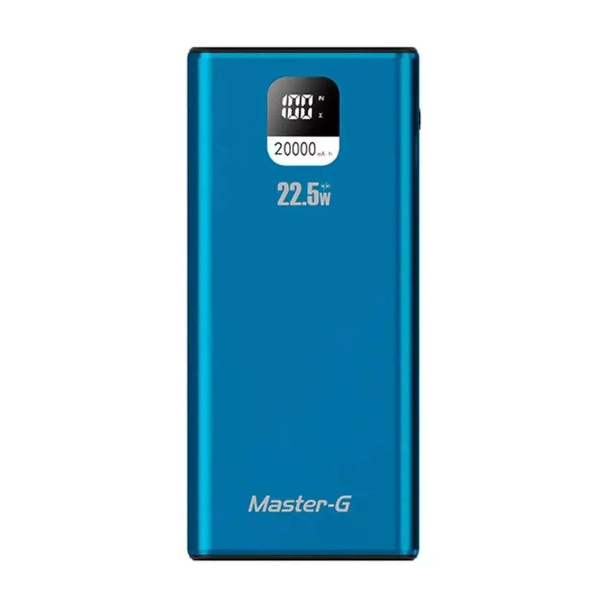 MASTER G - Batería Externa Power Bank 20000 Mah 22.5w Power Delivery Master-G Color Azul