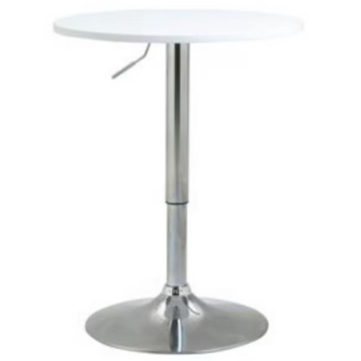ARTIHOGAR - Pack 2 Mesas  Bar Regulable 60 CM mdf Color Blanco