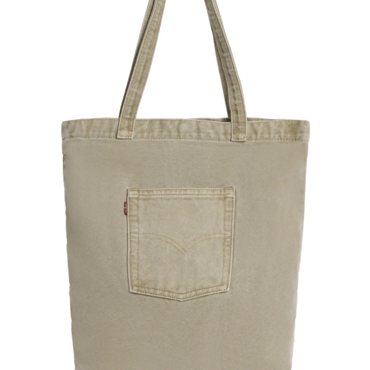 LEVIS - Bolso Mujer Back Pocket Tote Elevation Gris Levis