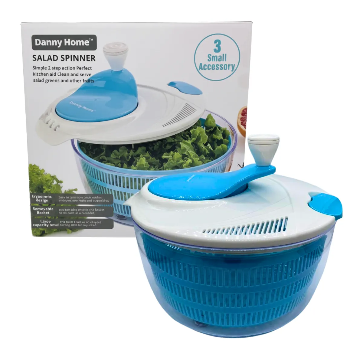 EKOL TACTICA MILITAR - Centrifugador Secadora De Lechuga Escurridor De Verduras Premium