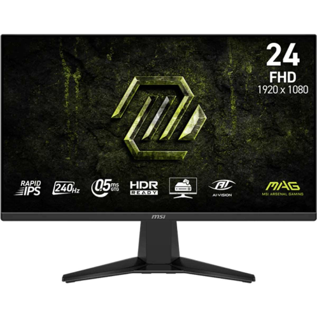 MSI - Monitor Gamer MSI MAG 245F X24 24 Plano 240hz 05ms FHD Rapid IPS