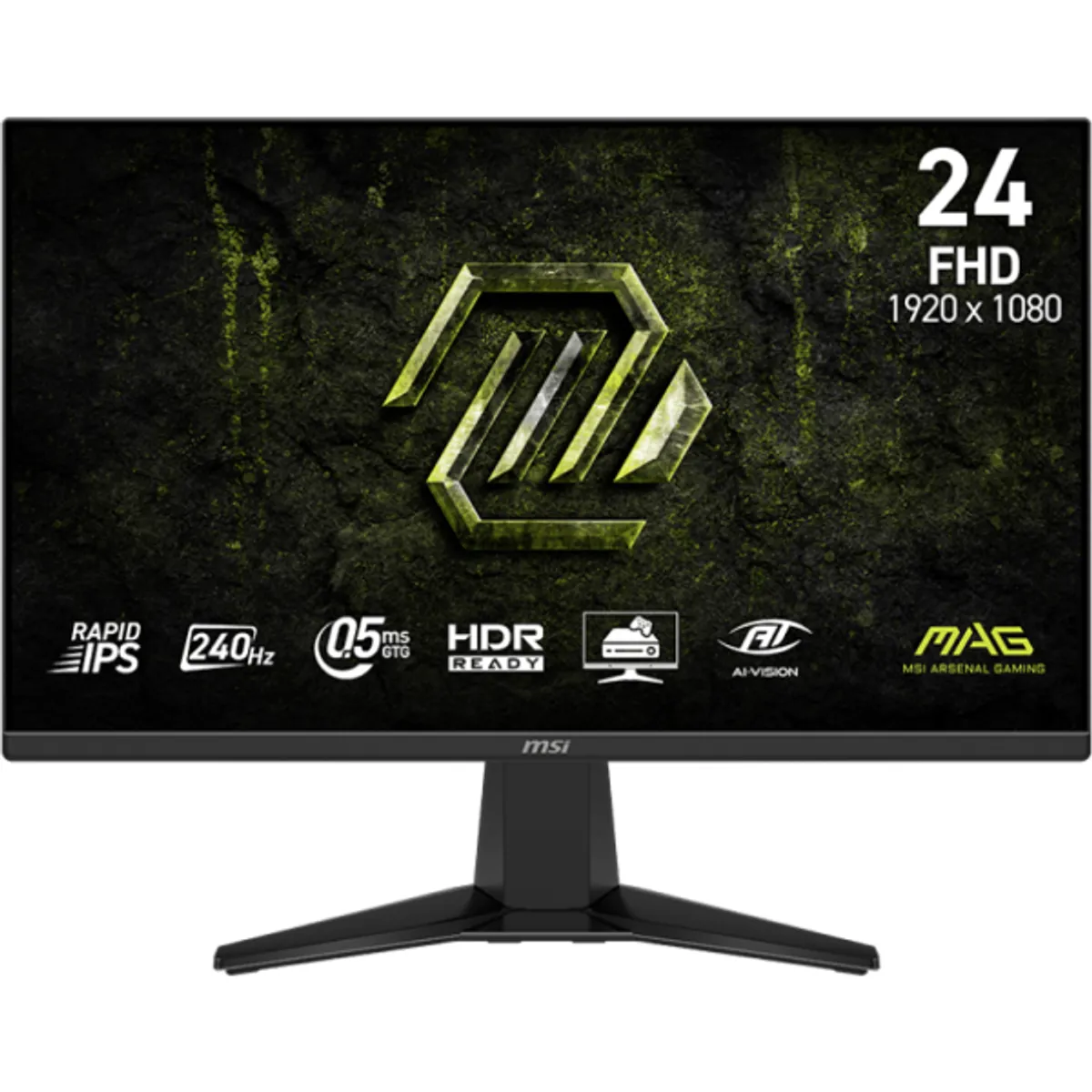 MSI - Monitor Gamer MSI MAG 245F X24 24 Plano 240hz 05ms FHD Rapid IPS
