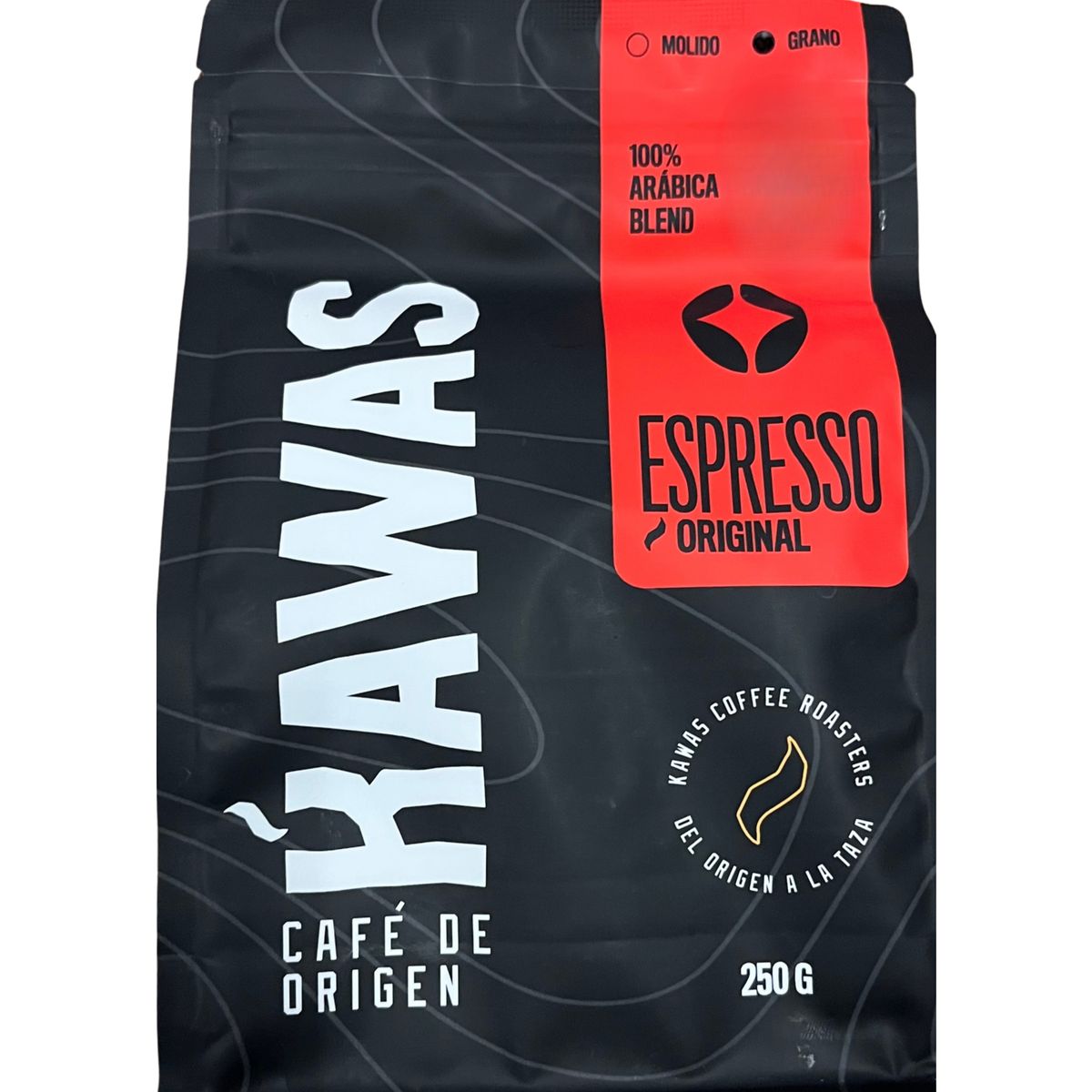 GENERICO - Cafe En Grano Kawas Espresso Arabica Original 250g