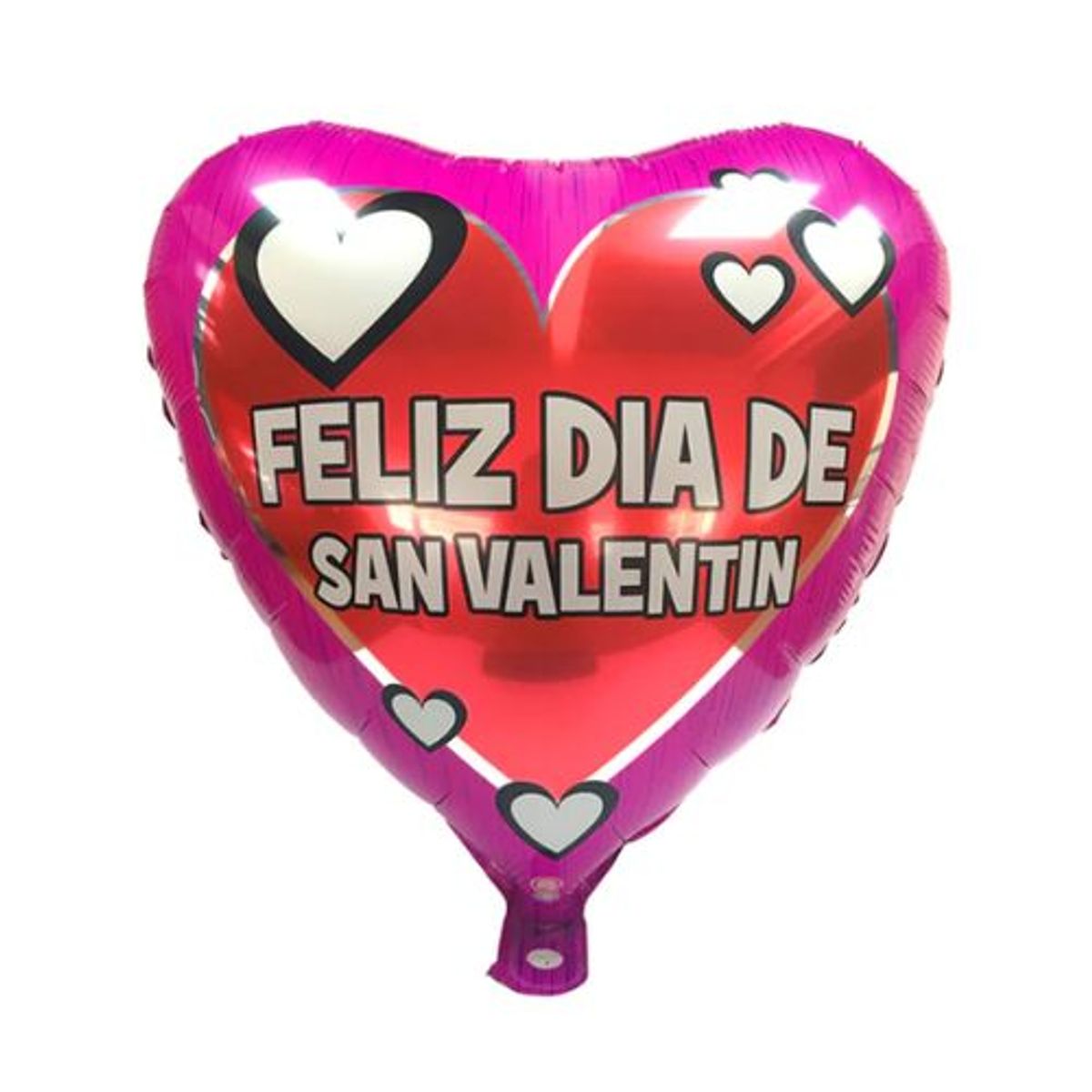GENERICO - Globo Metálico 18 Corazón Feliz Dia de San Valentín 1 Unidad