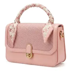 BOVINITA - Cartera Mujer Bandolera Rosa De Mano Elegante Fiesta Cute