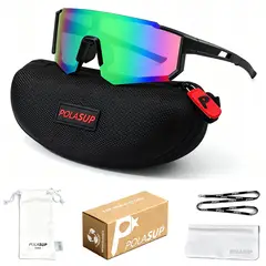 POLASUP - Lentes de Sol Deportivos Polarizados UV400 9958P Unisex