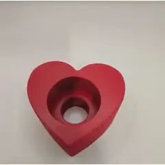 GENERICO - Portavelas de Corazón San Valentín No incluye vela