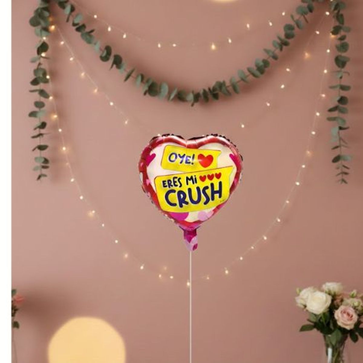GENERICO - Globo Metalico 18 Eres Mi Crush 50 Unidades