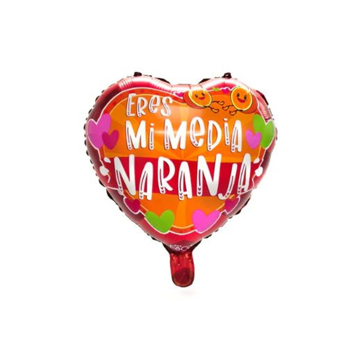 GENERICO - Globo Metalico 18 Media Naranja 50 Unidades