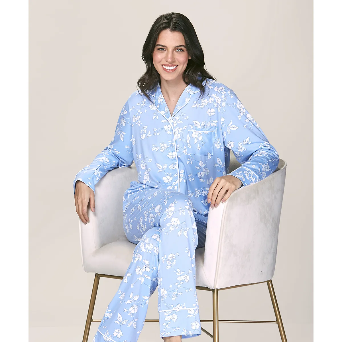 LADY GENNY - Pijama Fantasía Floral Mujer - Comodidad Y Estilo