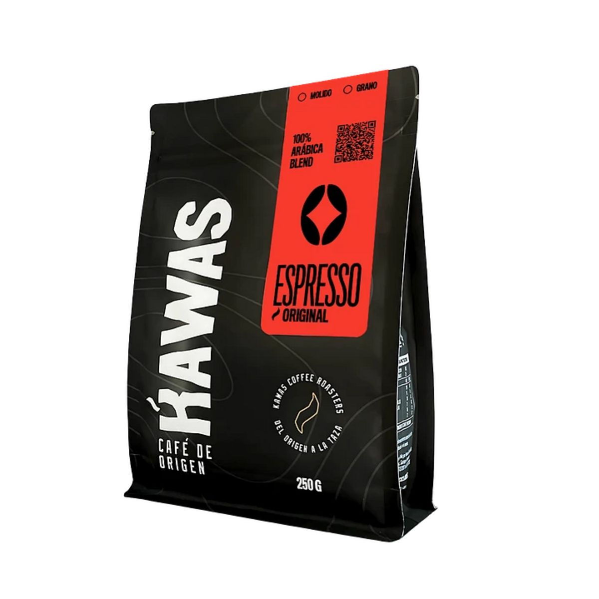 GENERICO - Cafe Molido Kawas Espresso Arabica Original 250g