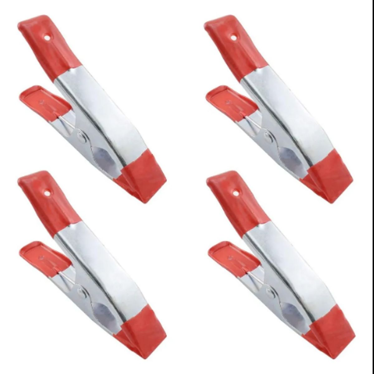 GENERICO - Set 4 Pinzas Con Resorte Abrazadera Carpintería 2 Pulgadas