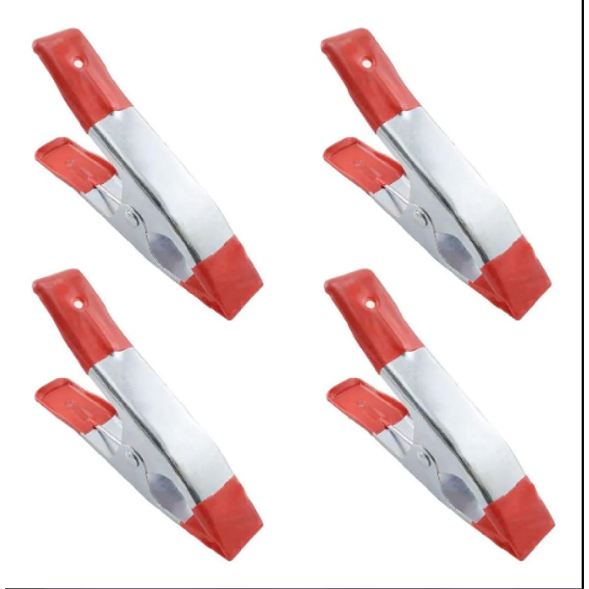 GENERICO - Set 4 Pinzas Con Resorte Abrazadera Carpintería 2 Pulgadas