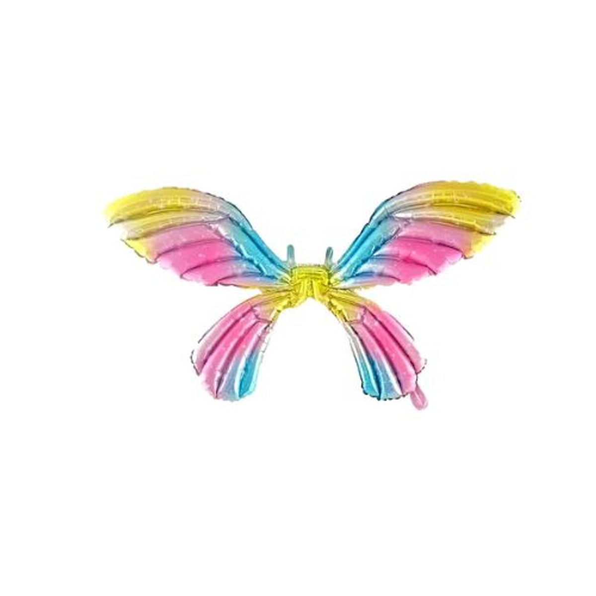 GENERICO - Globo Metalico Alas Mariposa Pastel Multi 1 Unidad