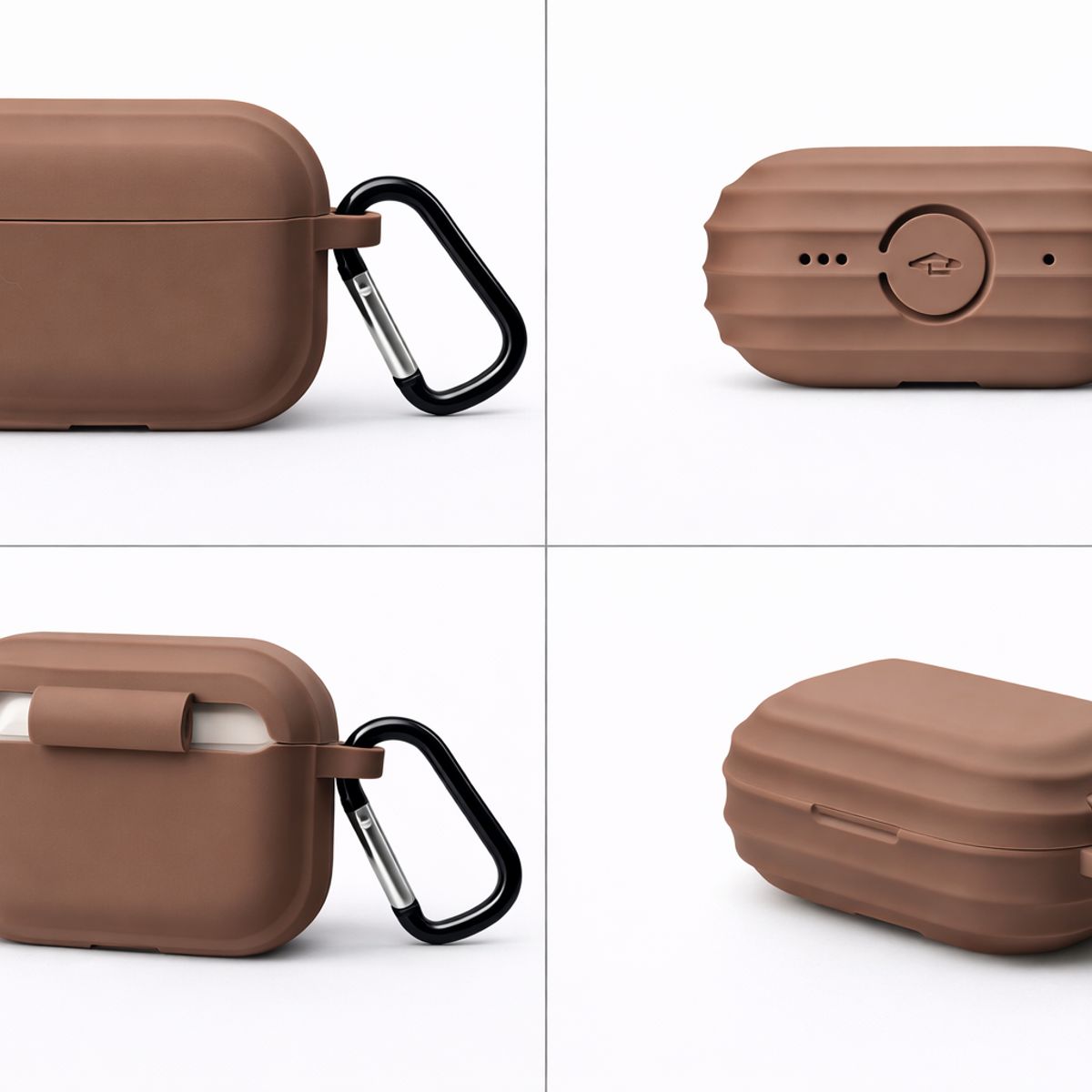 GAOR - Funda Gaor Grip Shield Para AirPods Pro 3 (2025) - CAFÉ