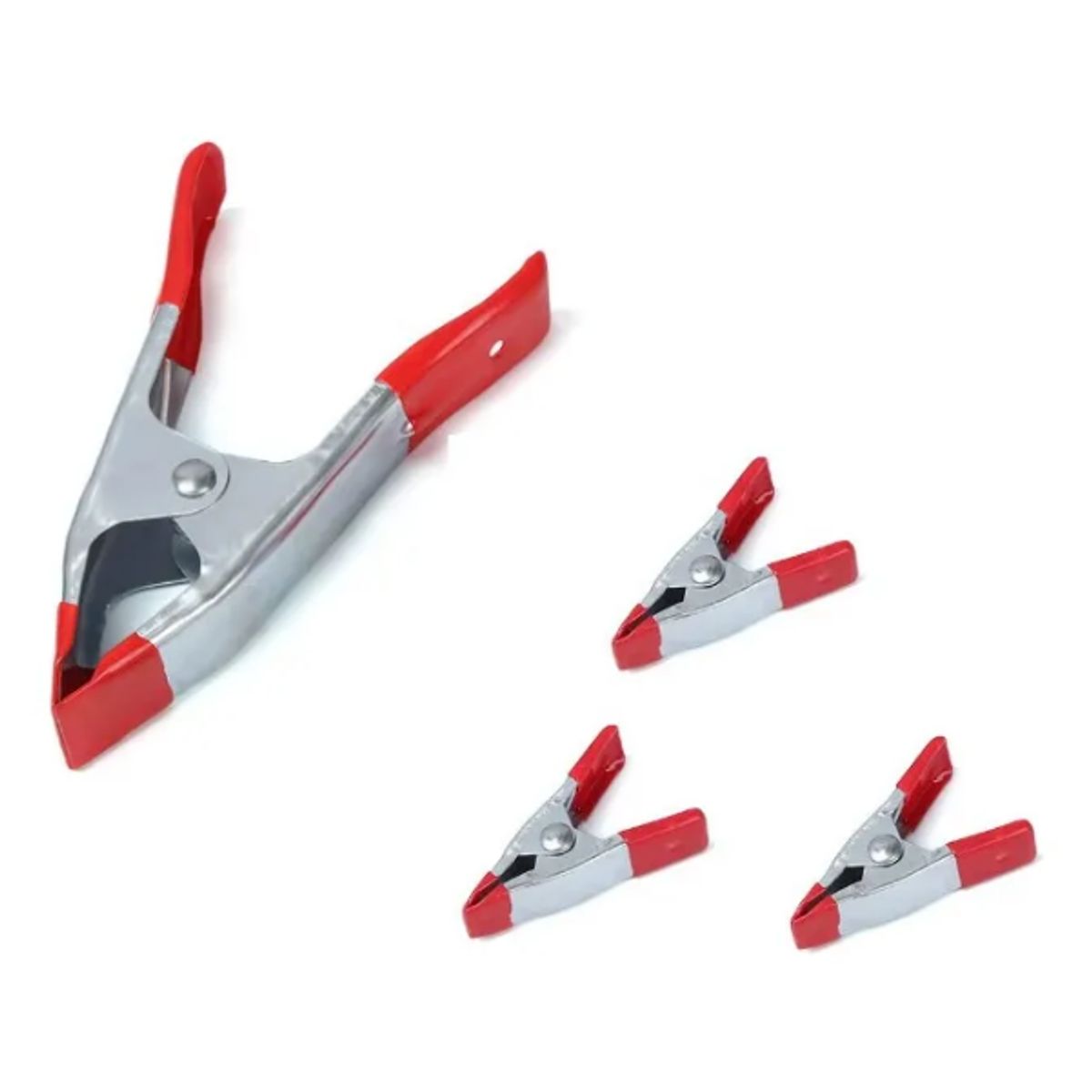 GENERICO - Set Pinzas Con Resorte Abrazadera Carpintería 6 Y 2 In 4 Pcs