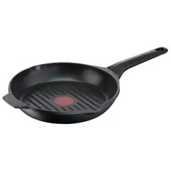 TEFAL - Sartén Grill 26 Cm Delicio Marca Francesa Color Negro