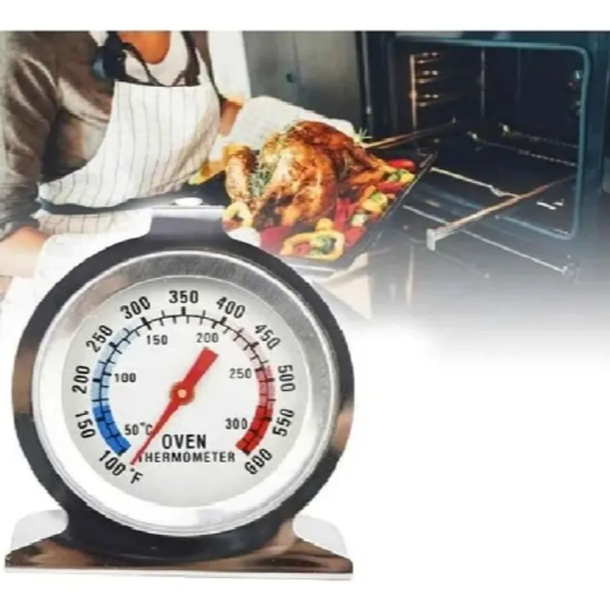 GENERICO - Termometro para Hornos Indicador de Temperatura