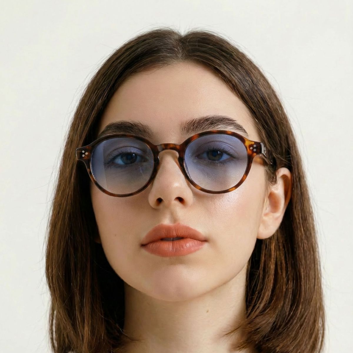 GENERICO - Gafas Lentes De Sol Retro Vintage Redondas UV400