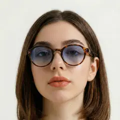 GENERICO - Gafas Lentes De Sol Retro Vintage Redondas UV400