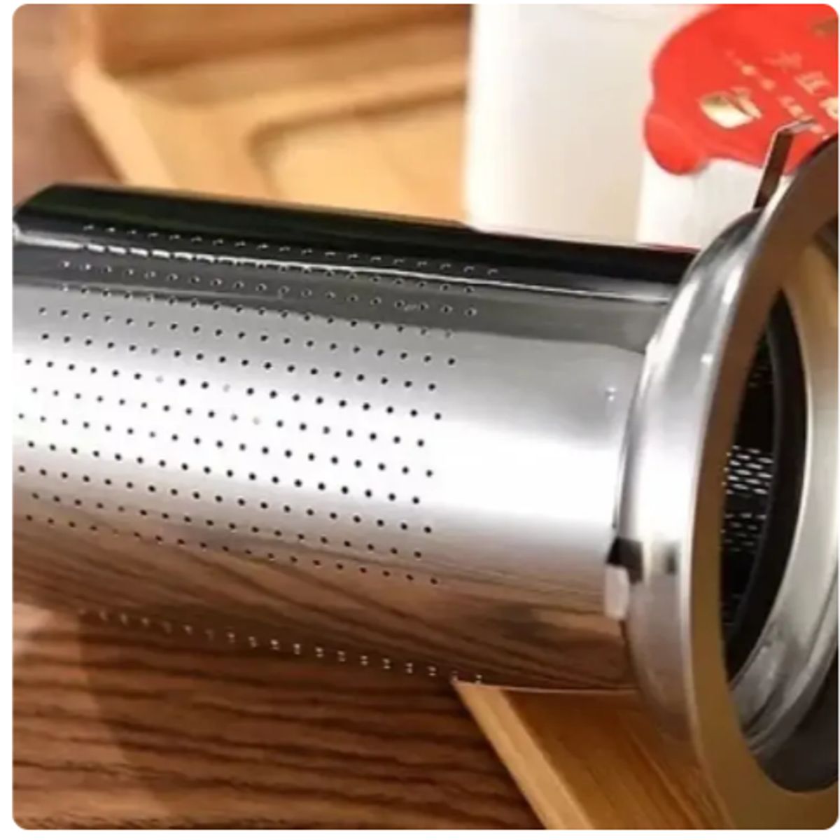 GENERICO - Tetera Té Infusiones Vidrio Con Filtro Acero Inoxidable 750ml