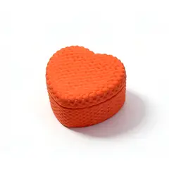 GENERICO - Caja de regalo de corazón tejida - San Valentín