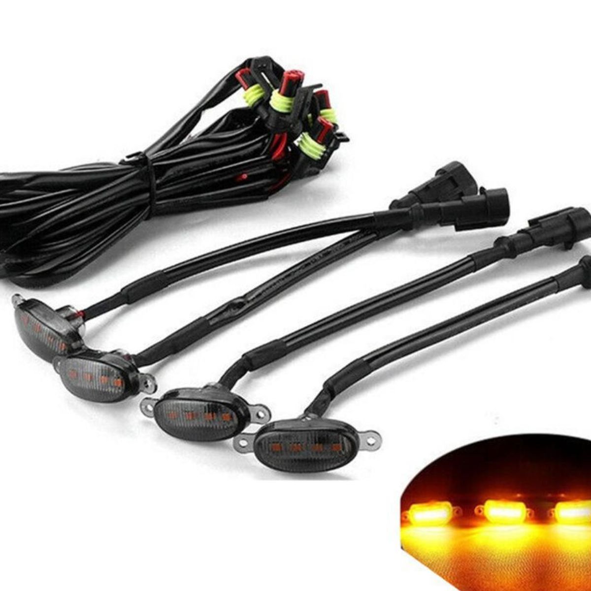 ATURE - Luz Led Universal Para Parrilla Del Radiador De Autoilumina