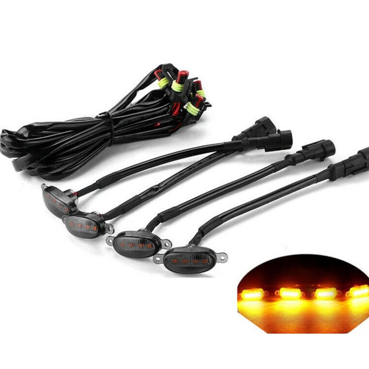 ATURE - Luz Led Universal Para Parrilla Del Radiador De Autoilumina