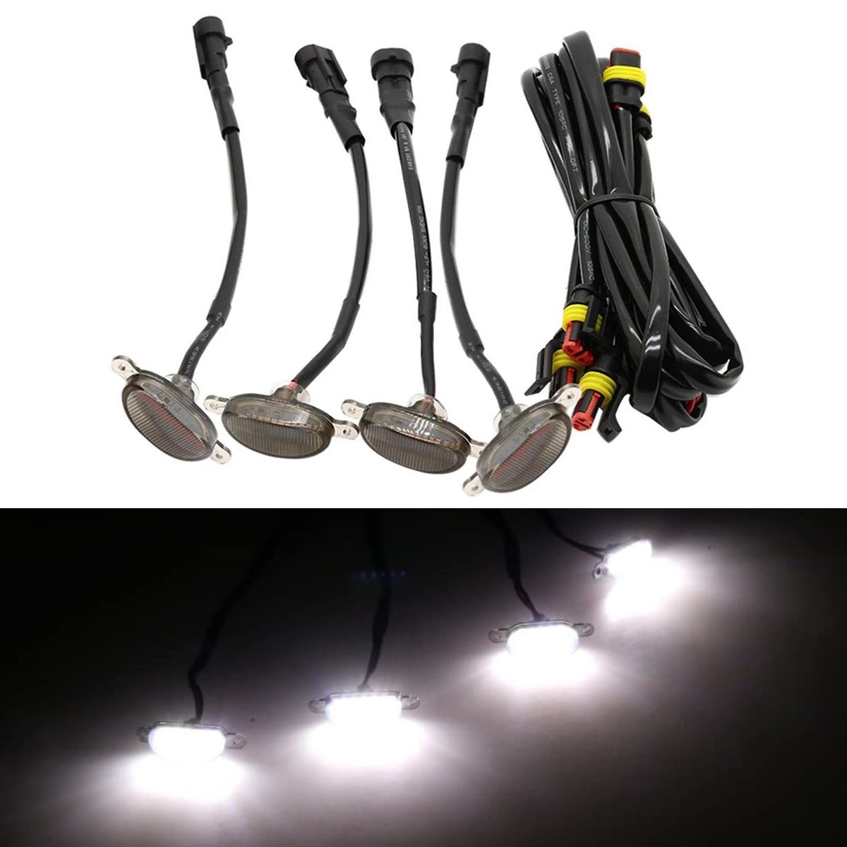 ATURE - Luz Led Universal Para Parrilla Del Radiador De Autoilumina