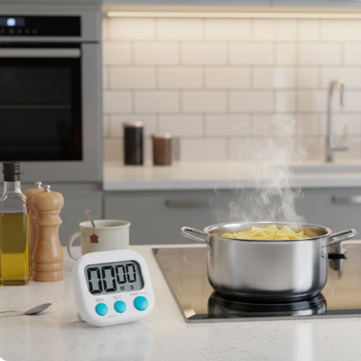 GENERICO - Timer Digital Cocina Con Iman Pantalla Lcd Alarma Fuerte
