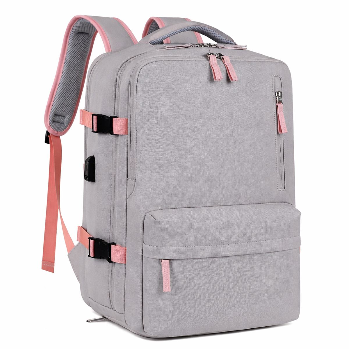 MOMO - Mochila De Viaje Avión Aprobado Gran Capacidad  Diseño De La Tela Lisa