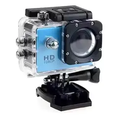 GENERICO - Cámara Genérica Deportiva Sport Hd Acuática 1080mp azul Sumergible