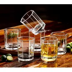 GENERICO - Set 6 Vasos Incluidos Vasos Whisky/cerveza/bebidas Ect. JABII 523