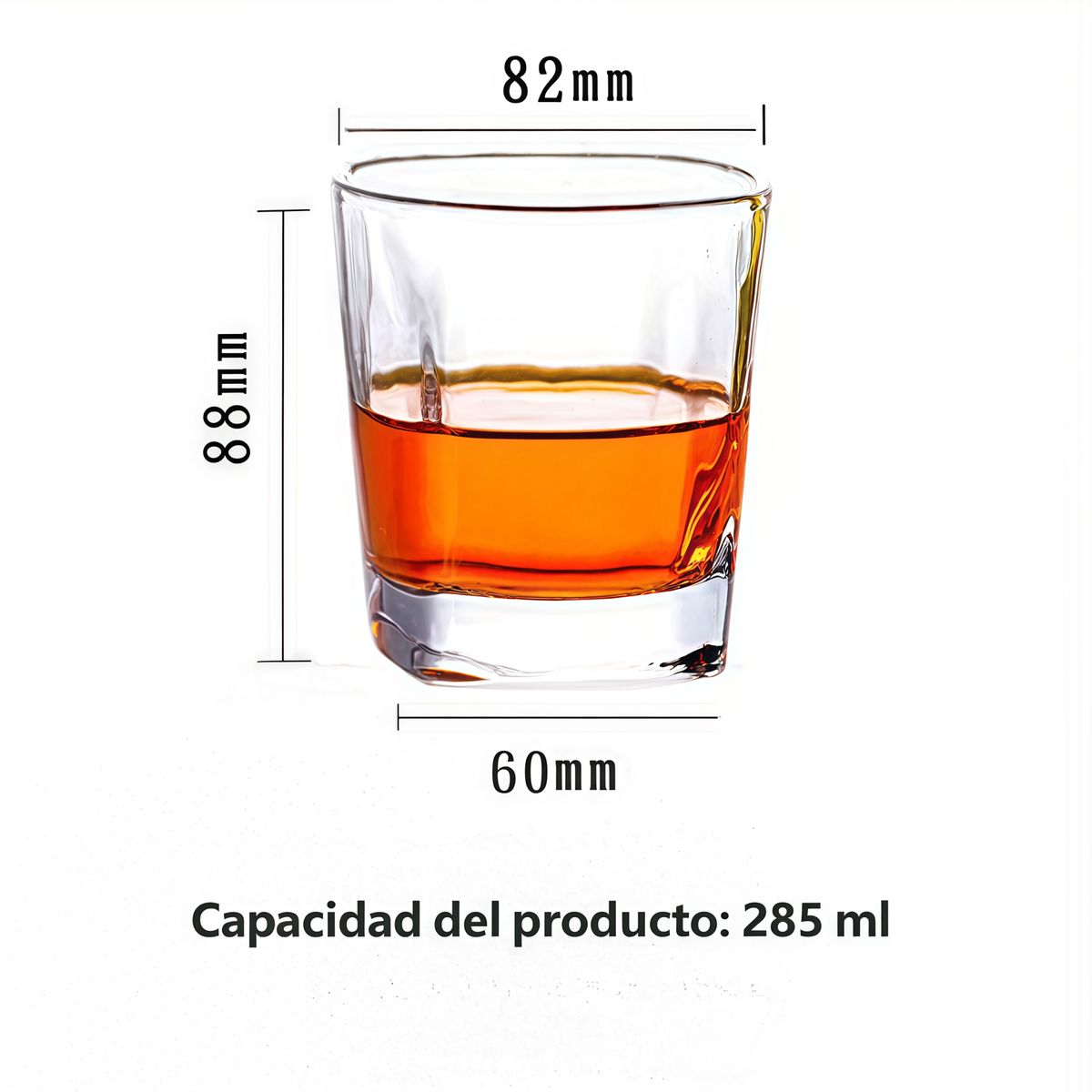 GENERICO - Set 6 Vasos Incluidos Vasos Whisky/cerveza/bebidas Ect. JABII 524