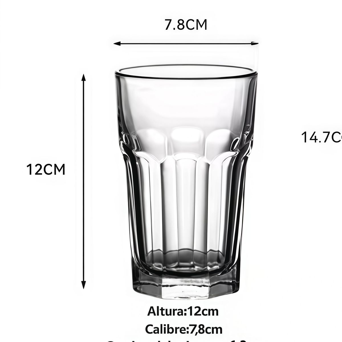GENERICO - Set 6 Vasos Incluidos Vasos Whisky/cerveza/bebidas Ect. JABII 530