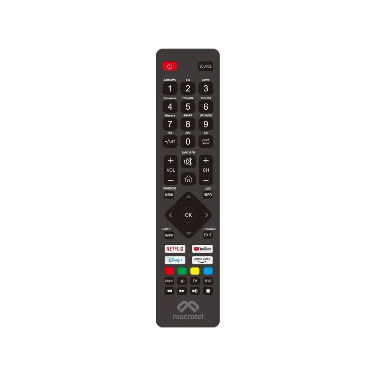 Control Remoto Universal TV Macrotel Automático, marca MACROTEL - Foto Principal
