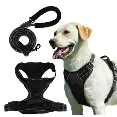 ATURE - Pechera Para Perro Arnés Ajustable Reflectantes Con Correas S