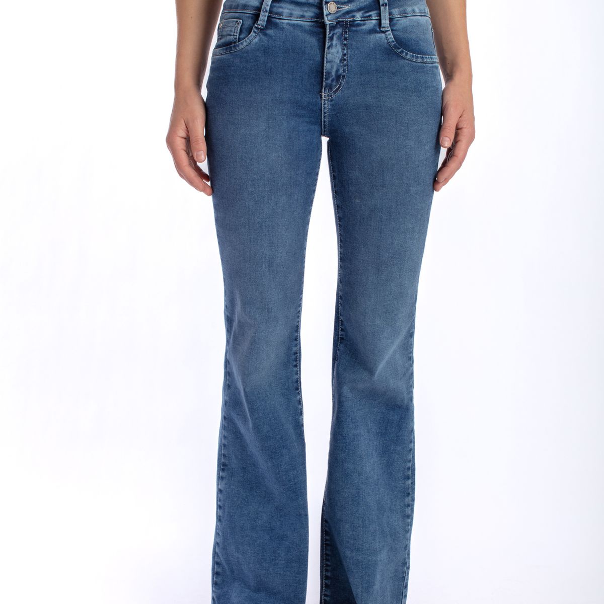 EFESIS - Jeans Flare Tiro Medio Mujer Efesis