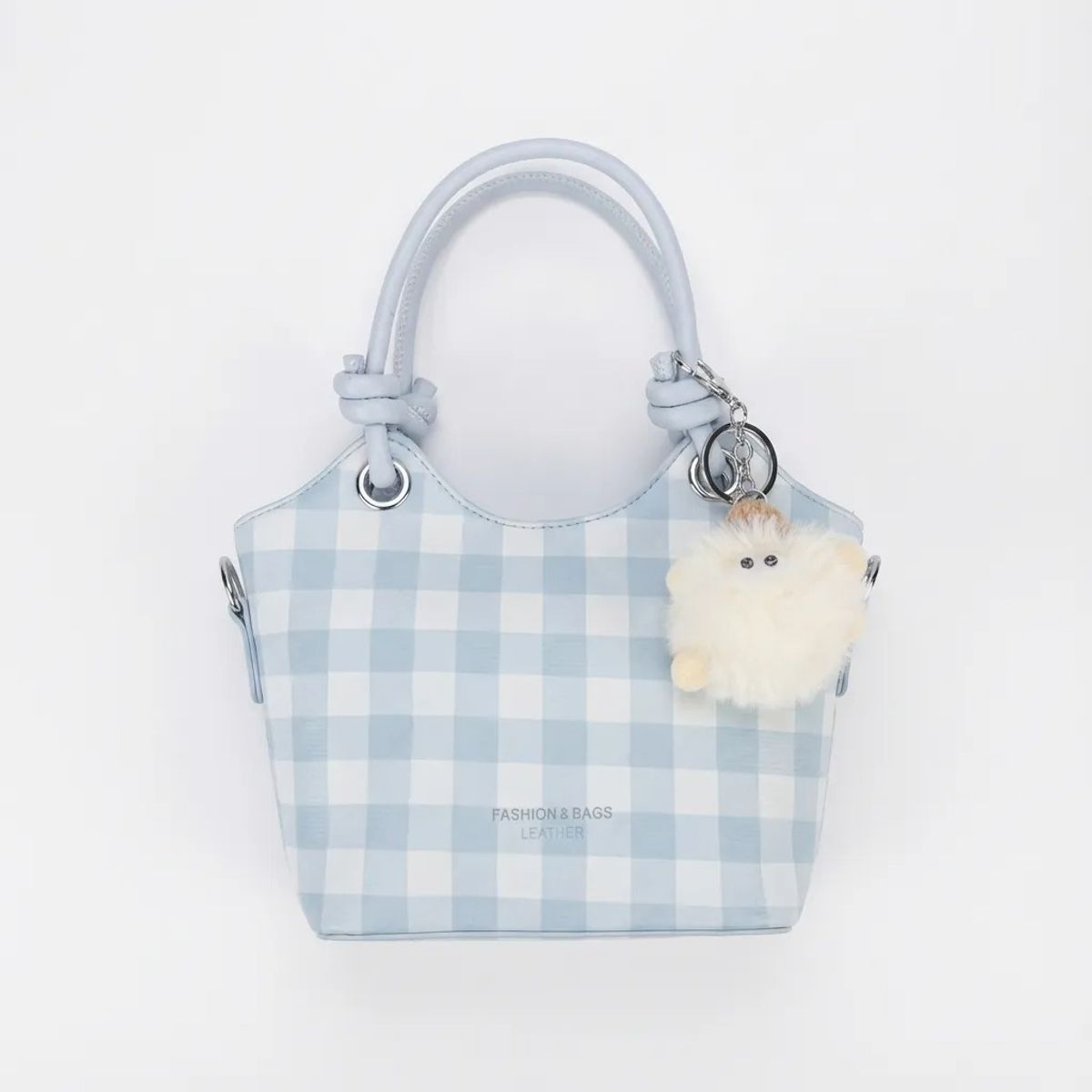 BOVINITA - Cartera Mujer Bandolera Celeste Elegante Cute Handbag Correa