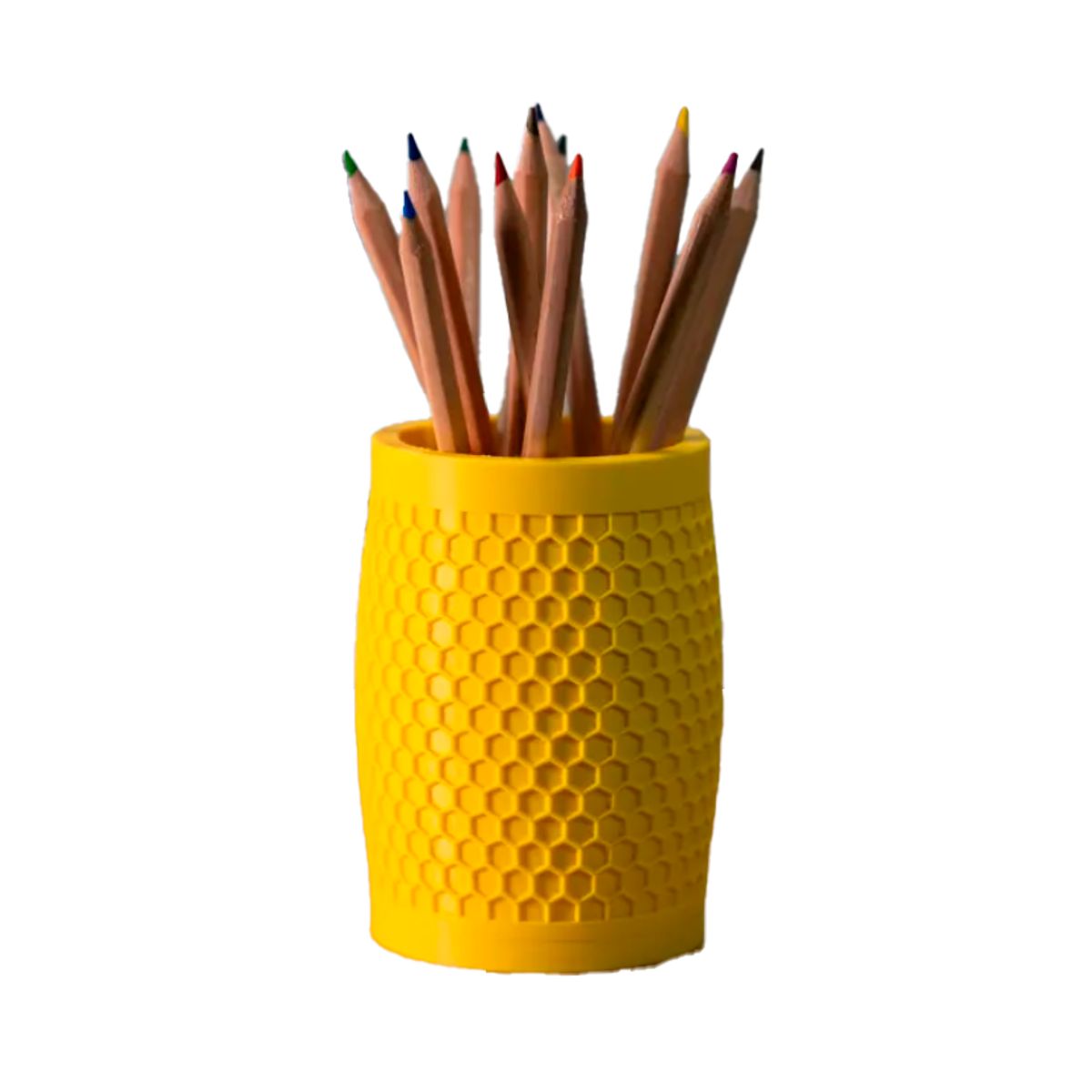 GENERICO - Portalápices con textura hexagonal