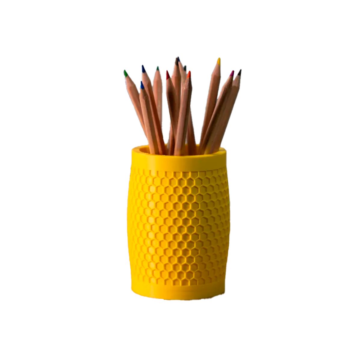 GENERICO - Portalápices con textura hexagonal